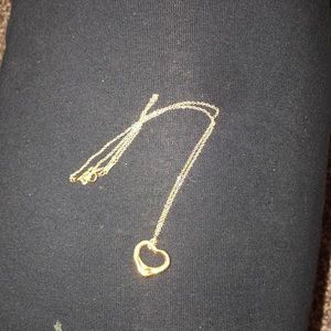 A heart necklace